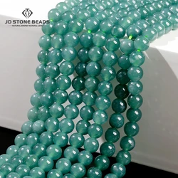 7A Quality Natural Stone Guatemala Jade Bead Round Loose Spacer Gemstone For Jewelry Making Diy Necklace Bracelet  Accessory