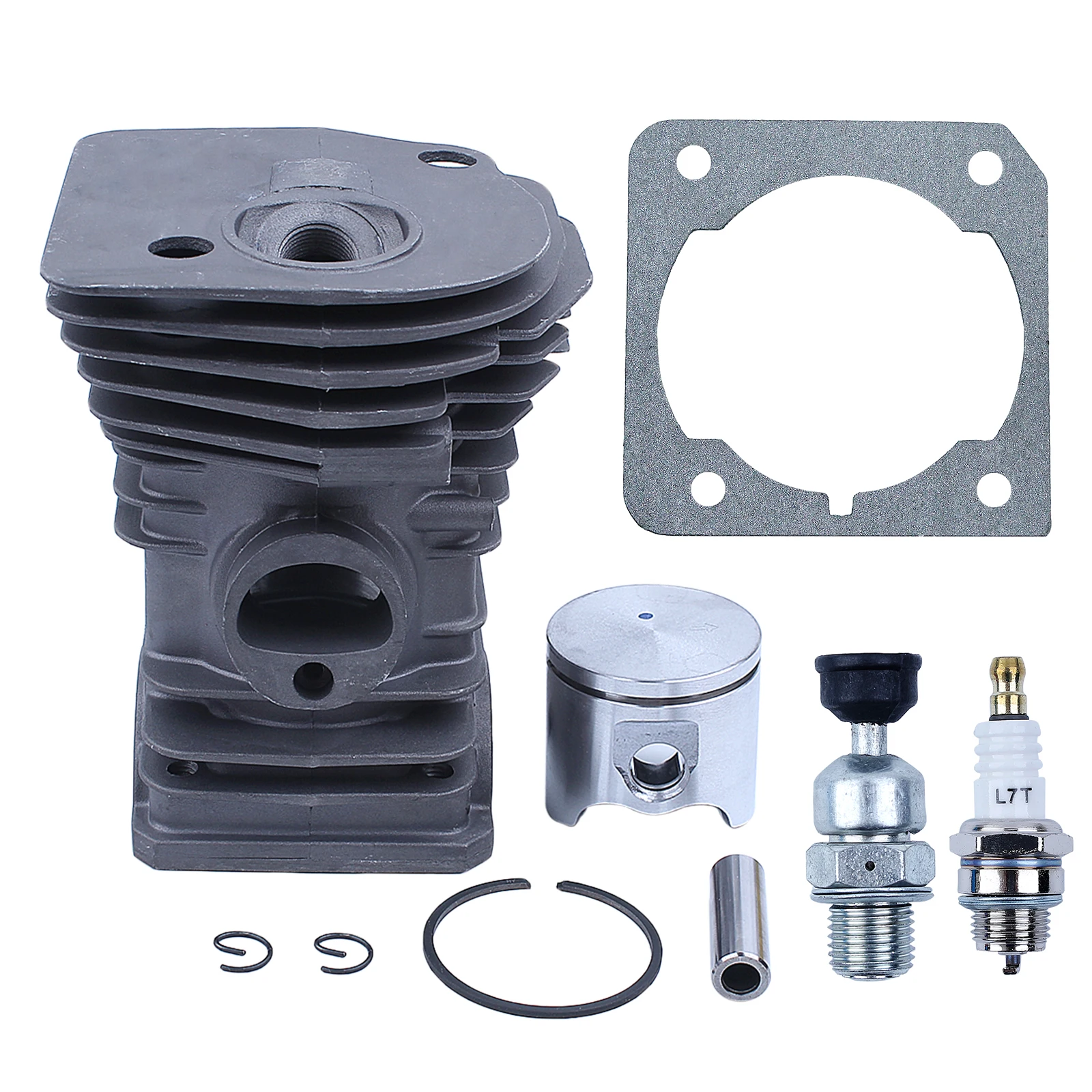 Imagem -02 - Nikasil Cilindro Pistão Kit para Husqvarna 340 345 e 350epa Jonsered cs 2141 2145 2150 503 87 0076 Motosserra 40 mm