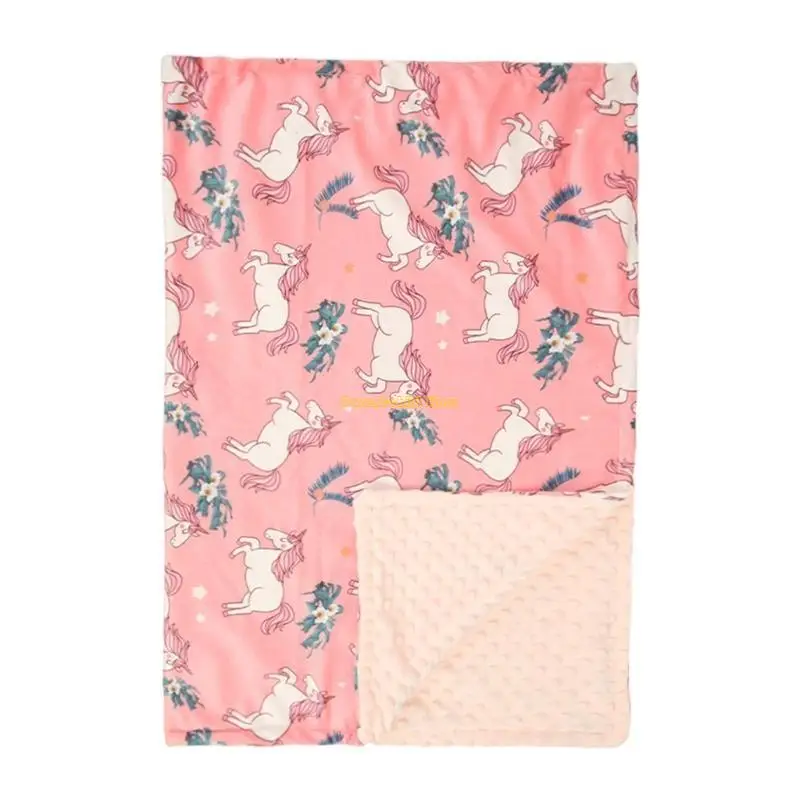 WXTD 100x75cm بطانية متعددة الوظائف للبنين الفتيات بطانية مزدوجة بطانيات الأطفال حديثي الولادة