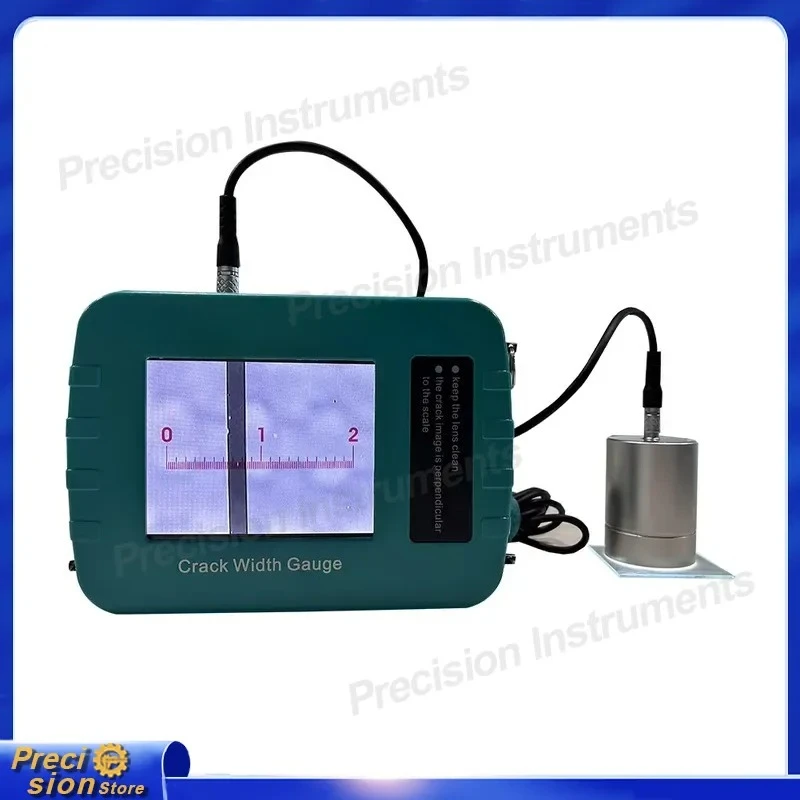 For Crack Width Gauge 0.02-2mm Concrete Wall Inspection Tool Portable Waterproof IP65 Fracture Tester Auto Car Repair
