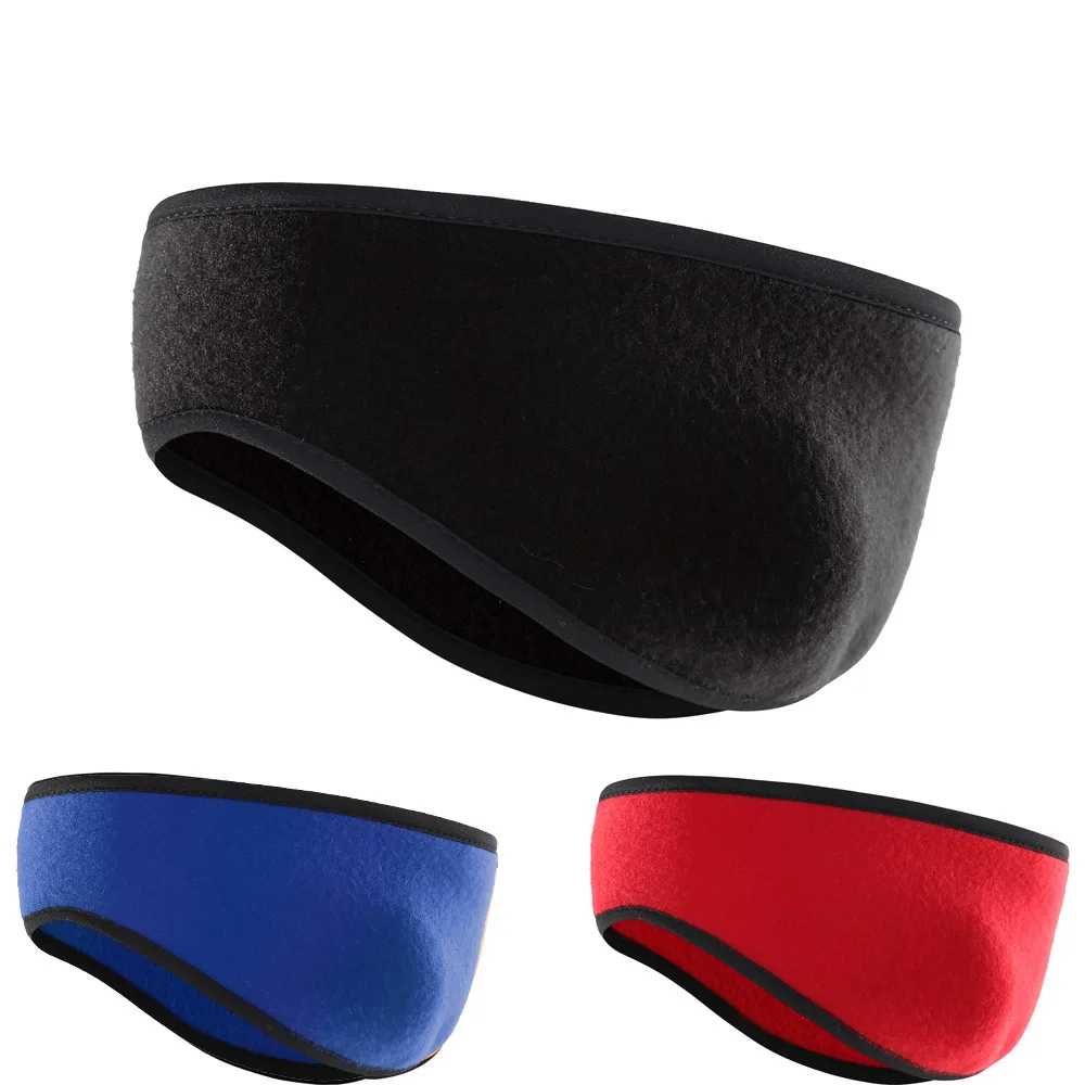 Ear protection hairband winter fleece forehead protection belt sports running and cycling warm and cold-proof head cover