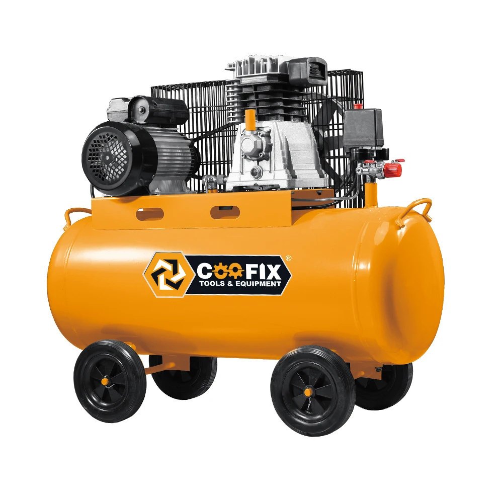 COOFIX CF-AC003B 100L big Belt model copper wire motor Air Compressor with 3 HP for industry