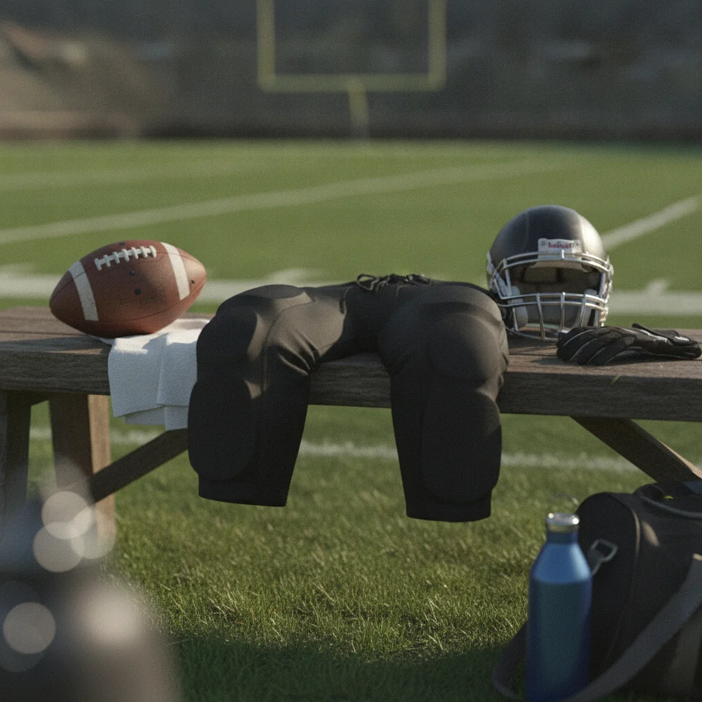 

Compression Shorts with Pads Impact-Absorbing Safeguarding Shorts Apparel Lightweight Breathable for Football Players, Rugby