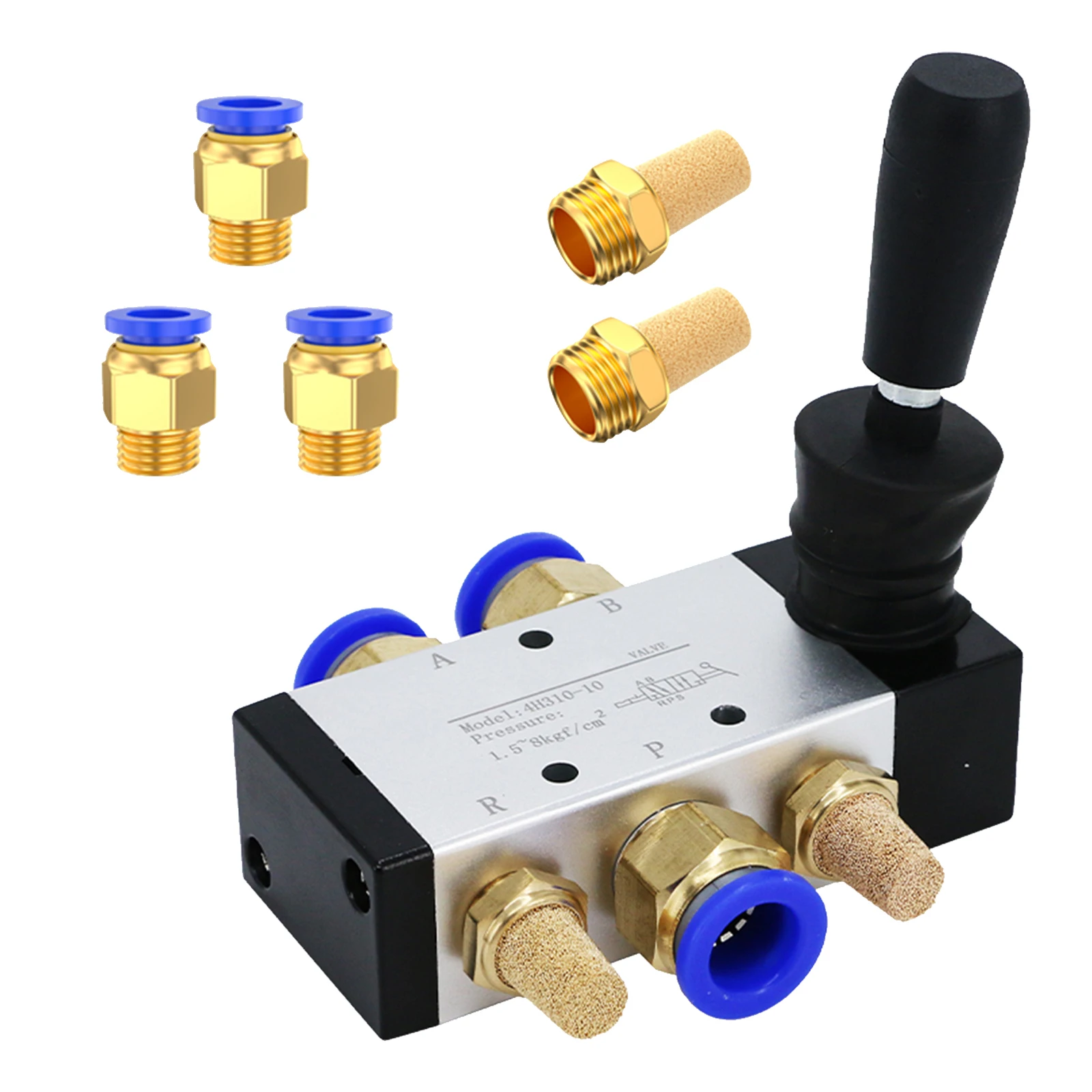 

4H210-08 Pneumatic Switch Manual Valve Two Position Five Way Reversing Cylinder Control Accessory