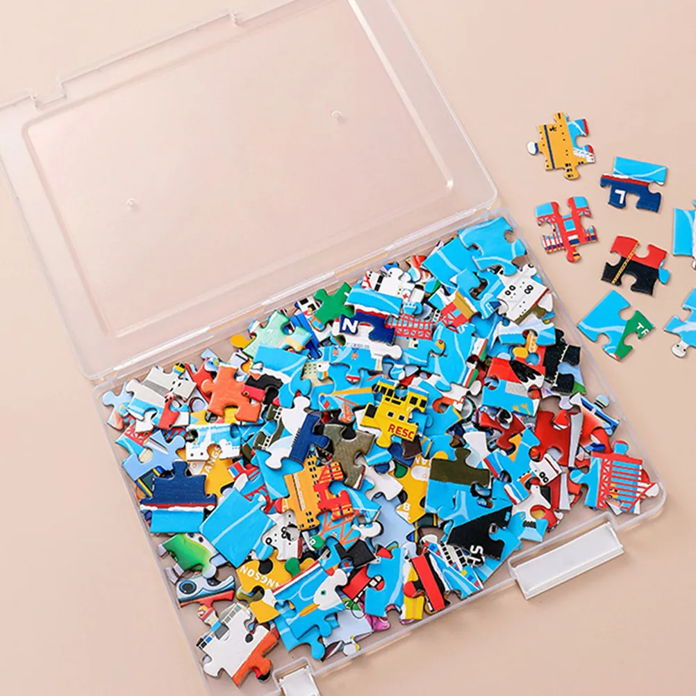 

Набор из 2 пластиковых контейнеров для хранения: прозрачные органайзеры для рукоделия, пазлов, украшений и мелких деталей