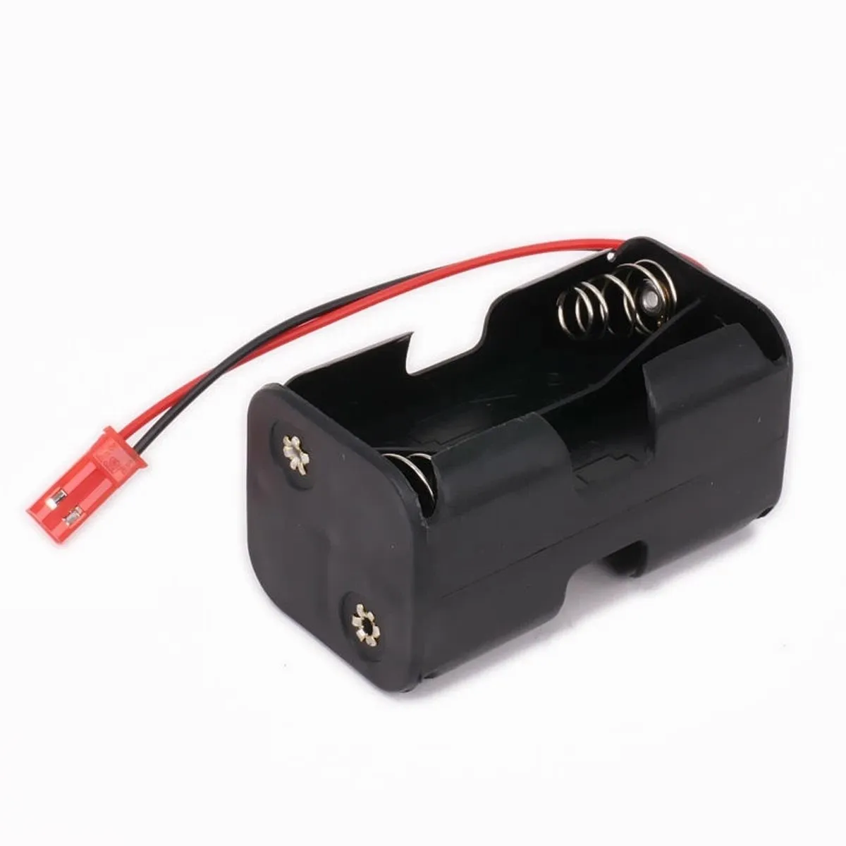 Empfänger Batterie pack Fall Box 4 x aa jr jst Stecker (Batterie einsatz fach) für 1/8 1/10 1/16 rc Nitro Auto hsp himoto hpi