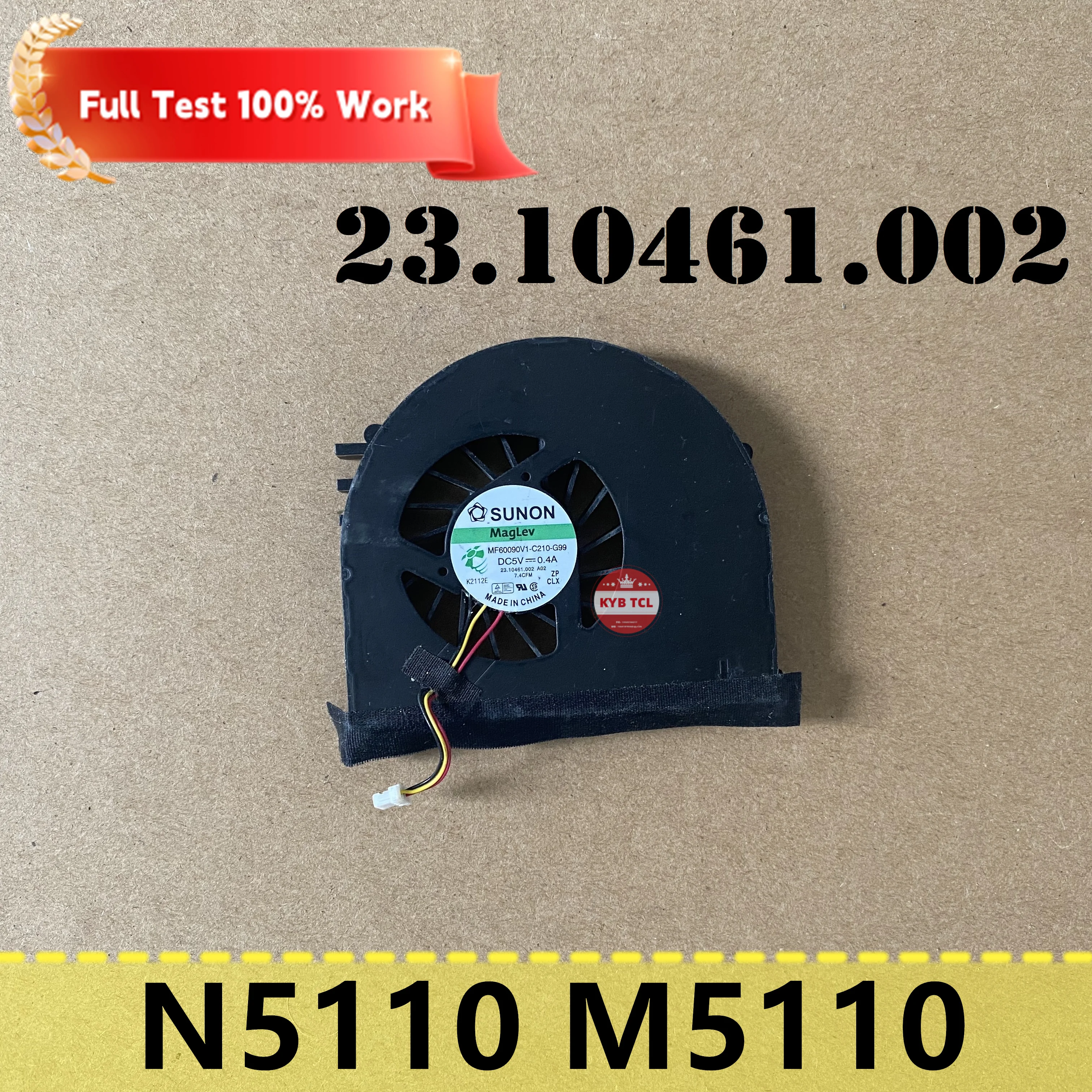 For DELL N5110 15R Ins15RD m5110 m511r 15RD Laptop 3-PIN Genuine Delta CPU Cooling Fan 23.10461.002 MF60090V1-C210-G99  Notebook