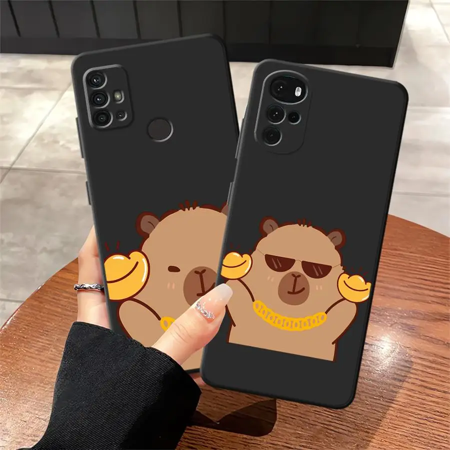حافظة لهاتف Moto X30 Pro S30 Pro Edge 20 30 Capybara Cartoon Cute