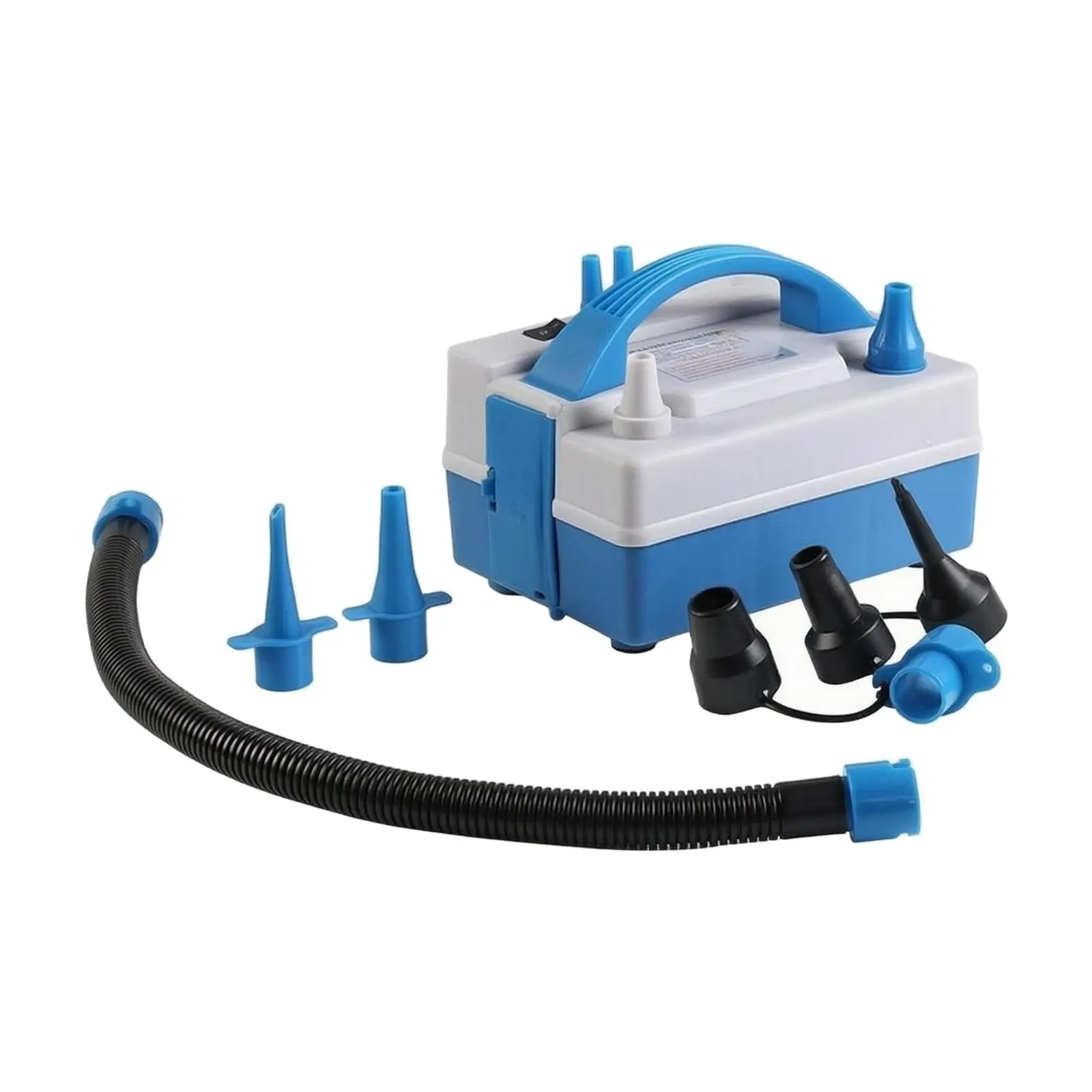 Electric Air Pump with Carry Handle and Hose for Inflatable Pool Floats Air Mattresses Balloons Home Use
