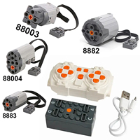 MOC Blue-tooth RC Upgrade Kit with Rechargeable Battery Box Motor Speed Control APP for PF Building Blocks Smart Modification