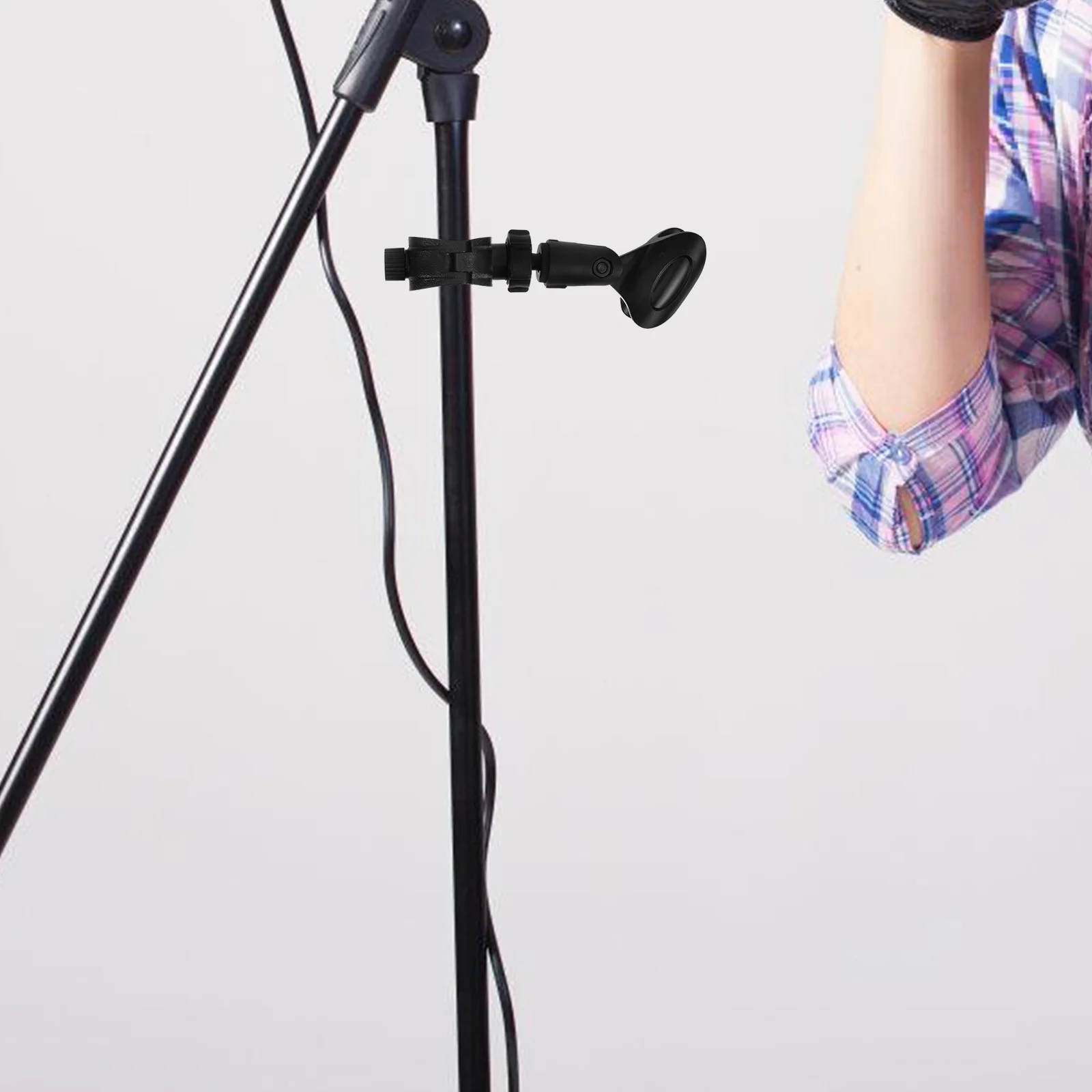 Clips Mic Clip Universal Microphone Clip Holder Wireless Microphone Holder Handheld Stand Clamp Frame Live Streaming Recording