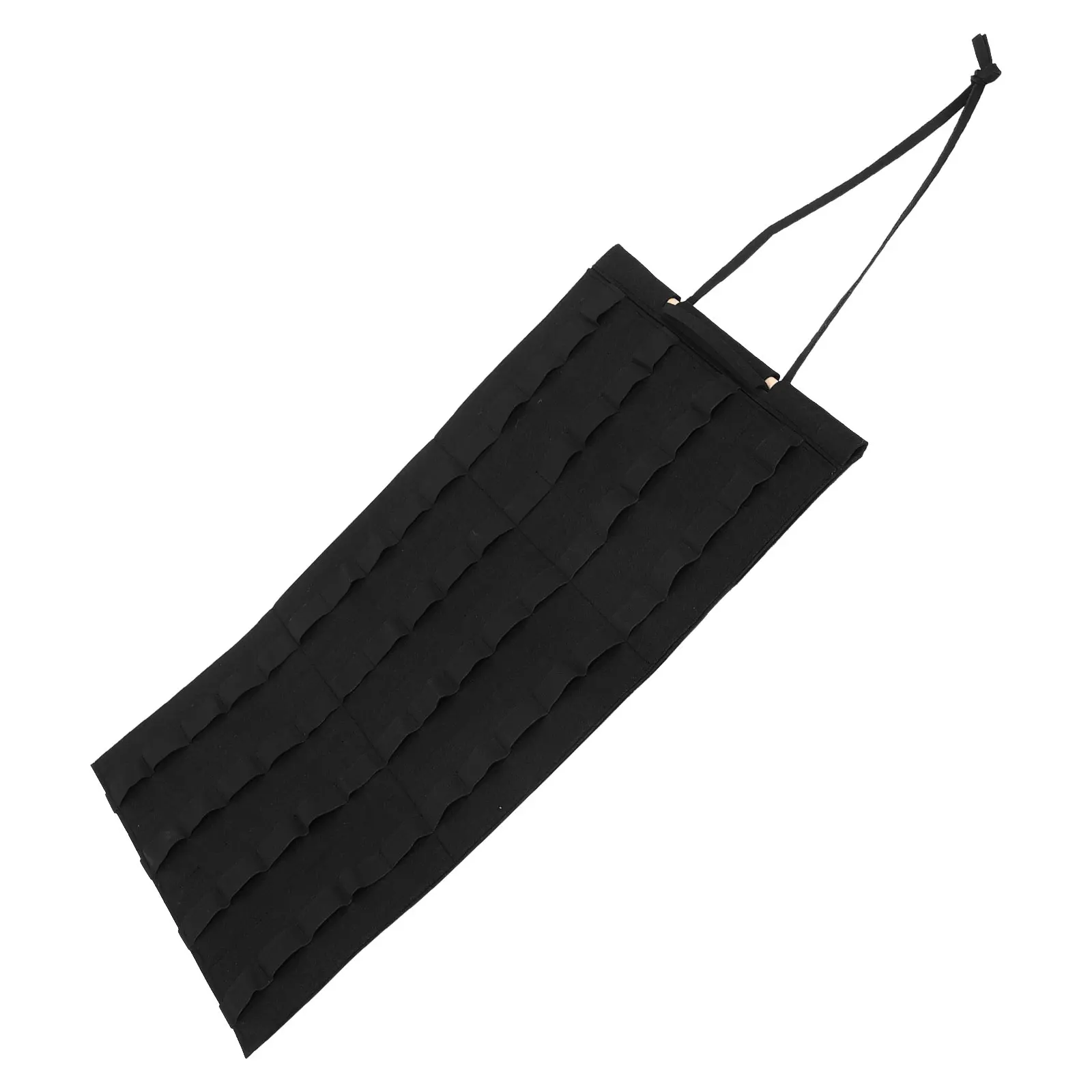 

WallMounted Storage Bag for Hanging Karate Belt MartialArts Display Rack ToyCar Pouch Black Felt ganzier