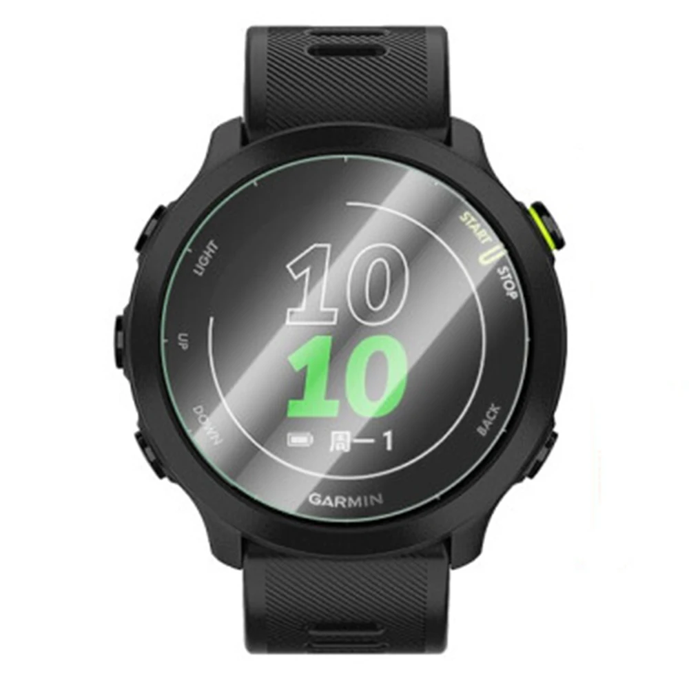 2/4/6pcs Tempered Glass Film For Garmin Forerunner 158 watch Full Screen Protective Anti-Scratch Films For Garmin Forerunner 55