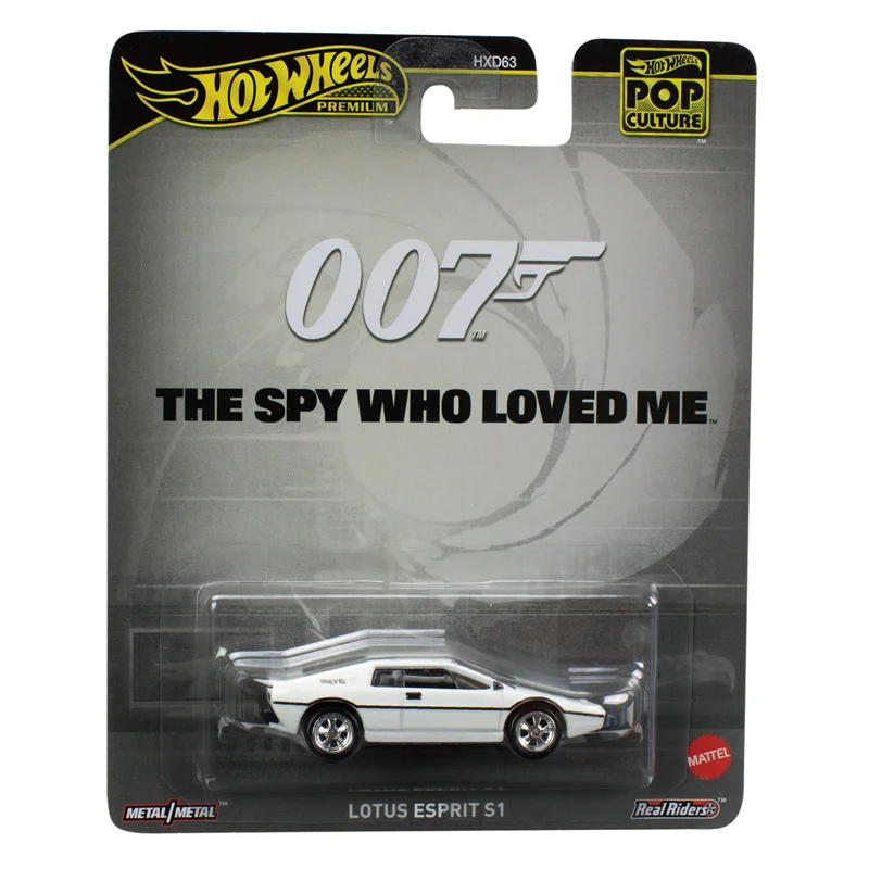 

Mattel Hot Wheels Premium Car Pop Culture Lotus Esprit S1 Diecast 1/64 Toys for Boys 007 Spy Loved Me Model Birthday Gift