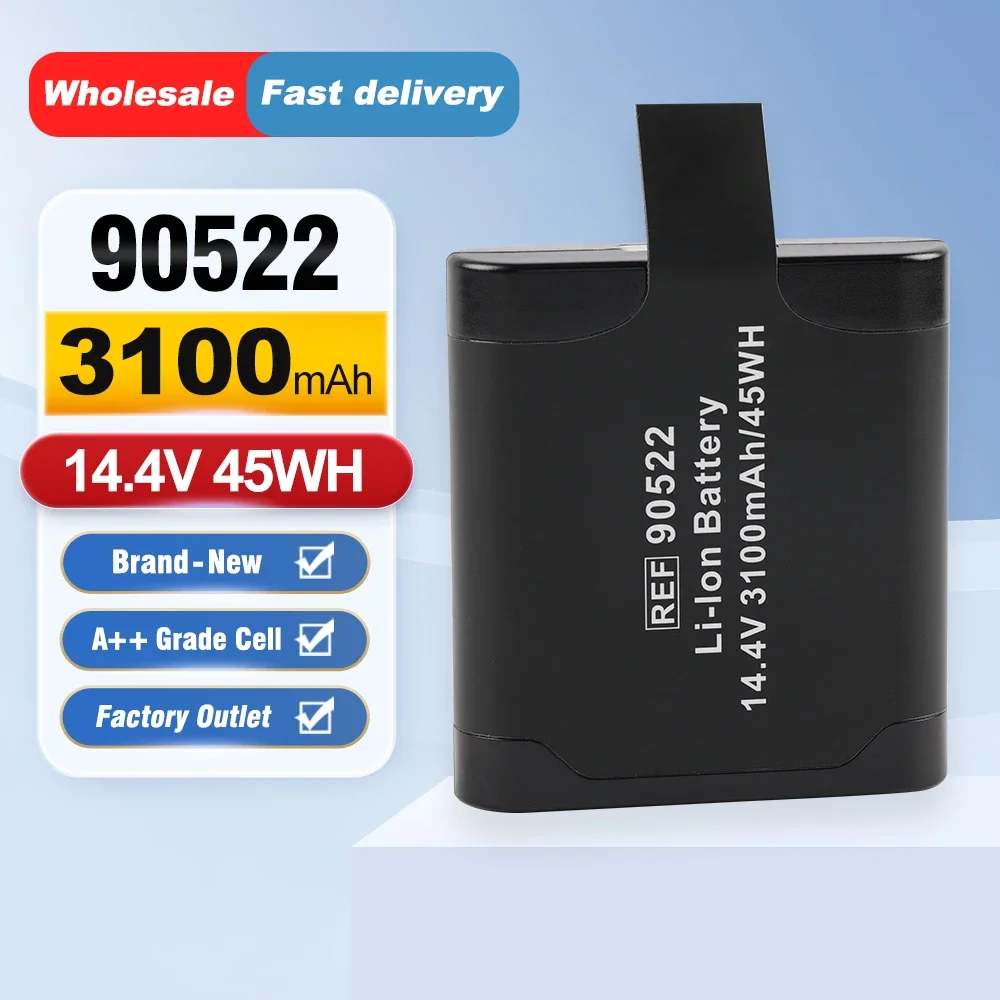 ETESBAY 90522 Replacement Battery For Integra REF 90500 LED Headlight System 3100mAh/45WH 14.4V