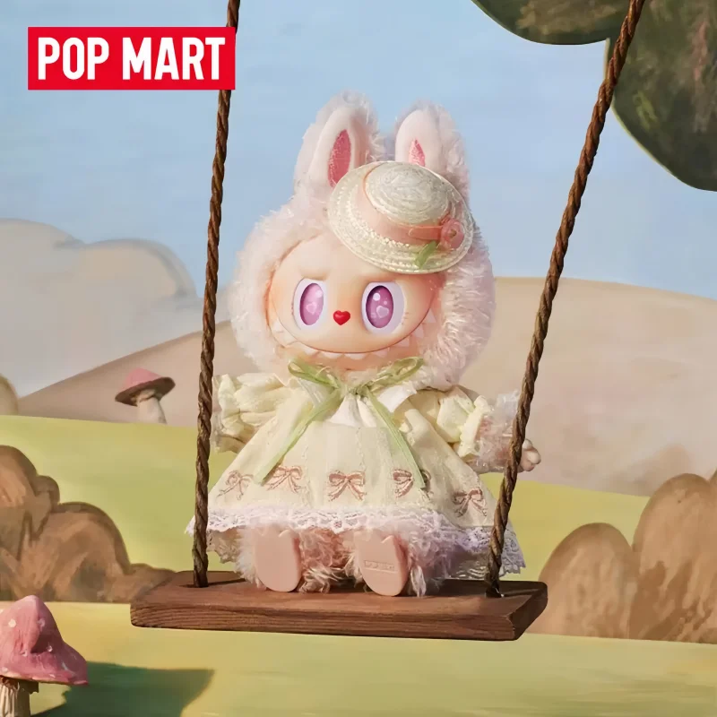 Hot Selling Genuine POP MART LABUBU × MOKOKO Blind Box Card Hanger Collectible Figure Ornament Model Toys Surprise Trendy Gifts