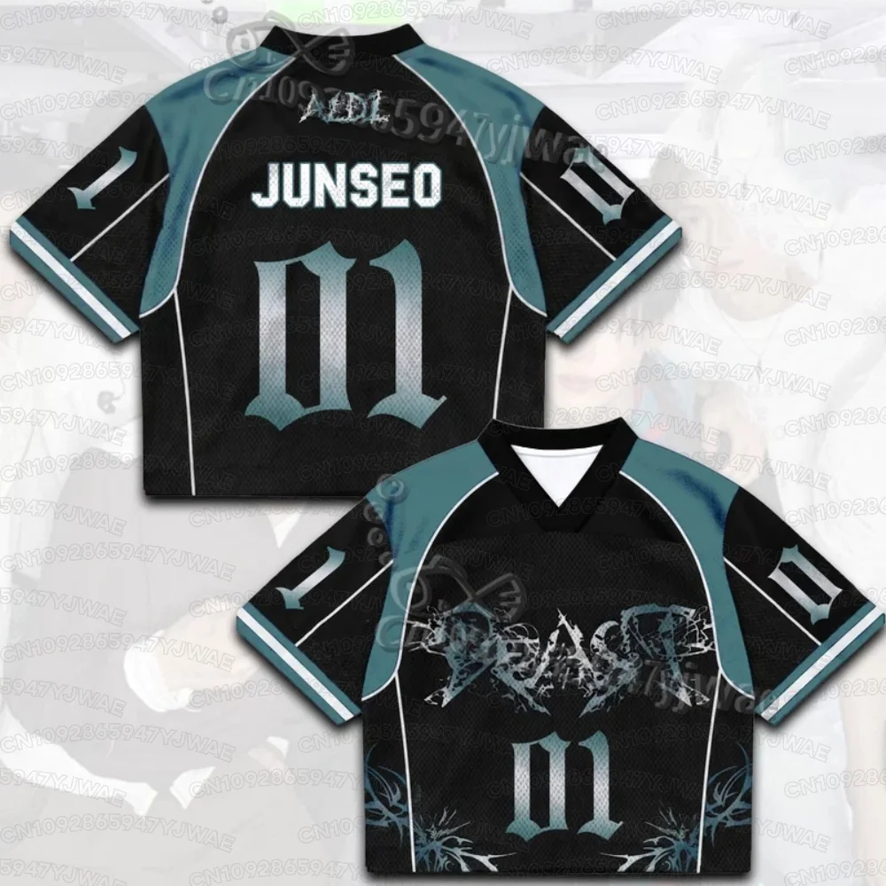 Summer Women's Men's Mixed Mesh ALD1 Beast Album Jersey Special Edition Casual Kpop Fans Gift Short Sleeve T-shirt