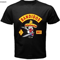 Bandidos MC Support Worldwide SYLB one percenter biker 1 rough New Fashion Mens Short Sleeve T shirt Cotton T Shirts