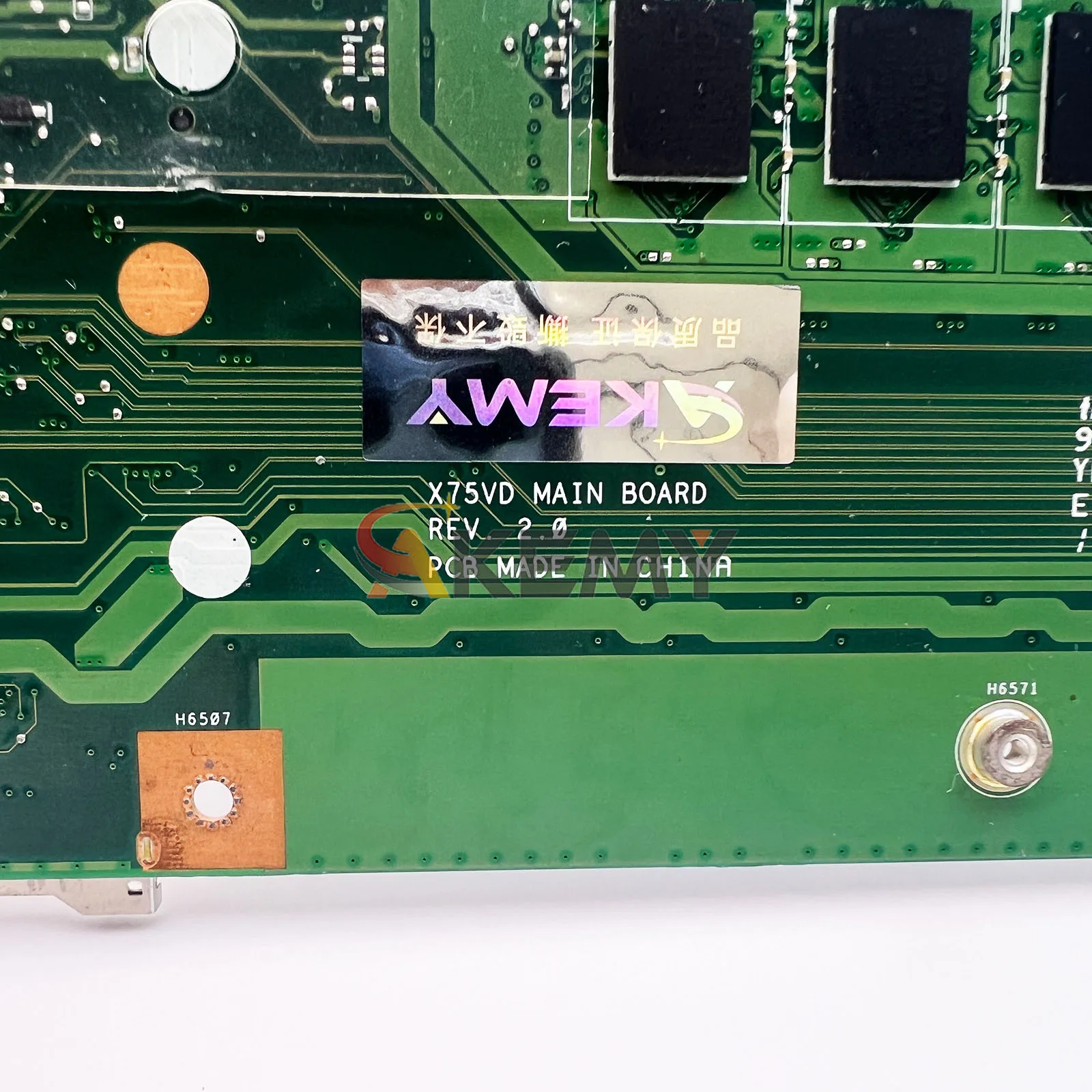 اللوحة الأم للكمبيوتر المحمول X75VD لـ ASUS VivoBook X75VD F751V X75VB X75V X75VC اللوحة الرئيسية للكمبيوتر المحمول متوفرة 100% اختبار موافق شحن سريع