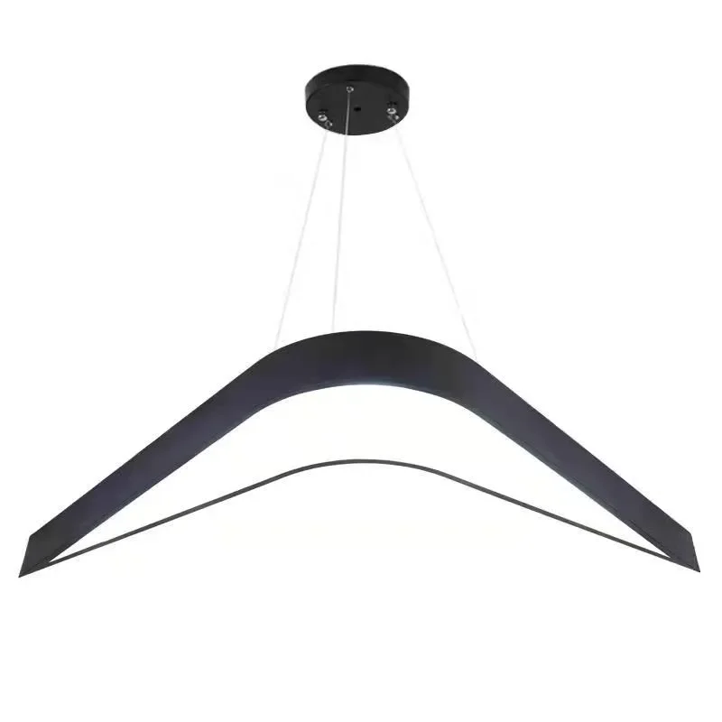 

LED modeling light creative arrow chandelier, office gym Internet cafe shopping mall supermarket industrial wind lamp