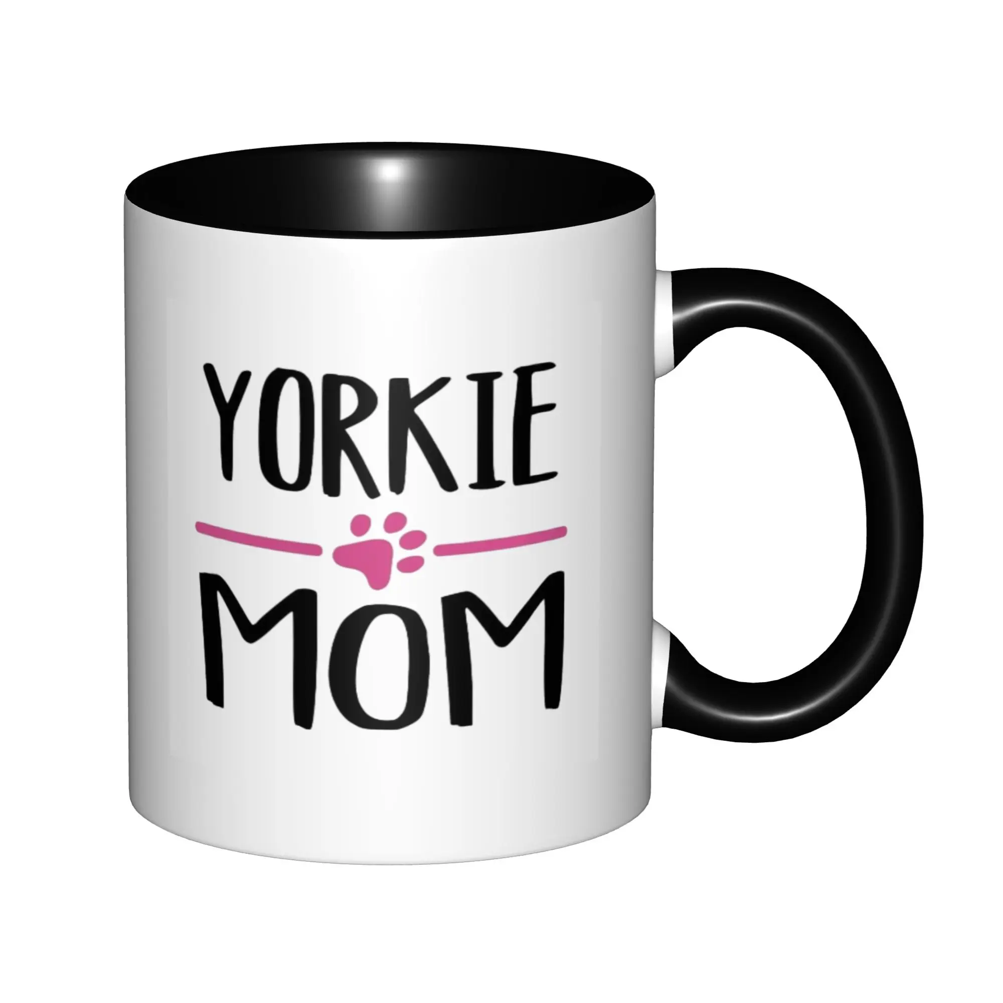 

Cute Yorkshire Terrier Yorkie Mom Mama Dog Lover Dog Mom Coffee Mugs For Birthday Coffee Mugs Ceramic Tea Cups 11oz