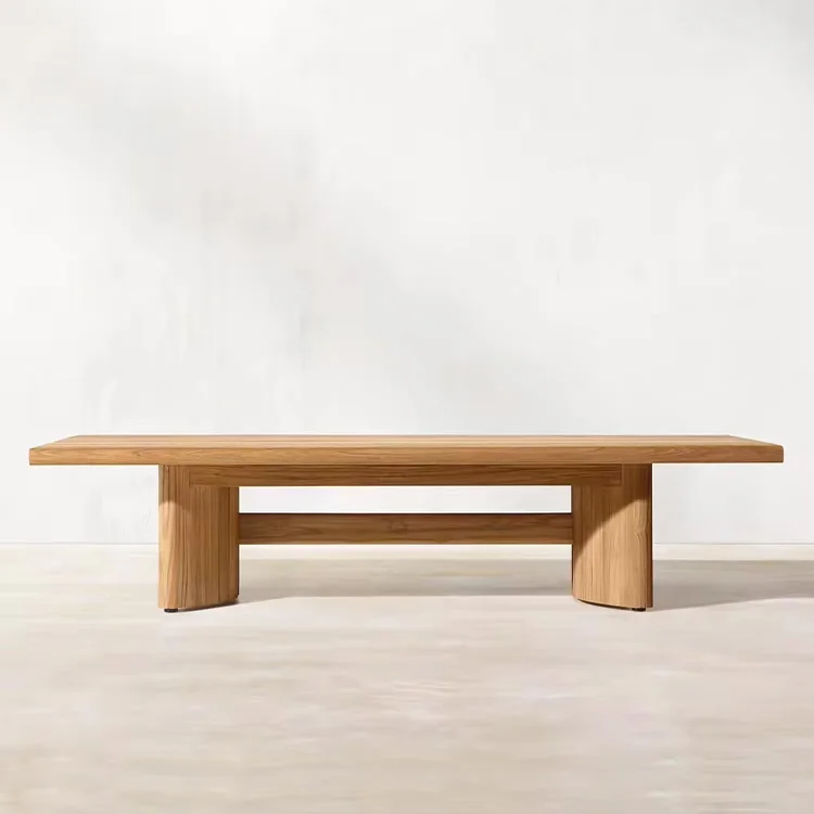 新入荷 モダンラグジュアリー無垢チーク材防腐加工パティオラタンガーデンソファセット屋外家具セット