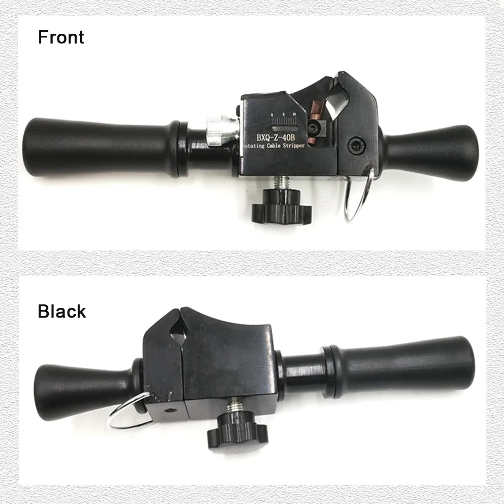 Manual Cable Insulation Stripper Rotary Stripping Tool, 14mm to 40mm Outer Diameter Overhead Conductor Stripping Equipment