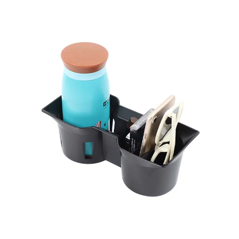 For Land Rover Defender 90 110 130  2025 ABS Black Car Center Console Cup Holder Storage Box Trim Car Interior Accessories
