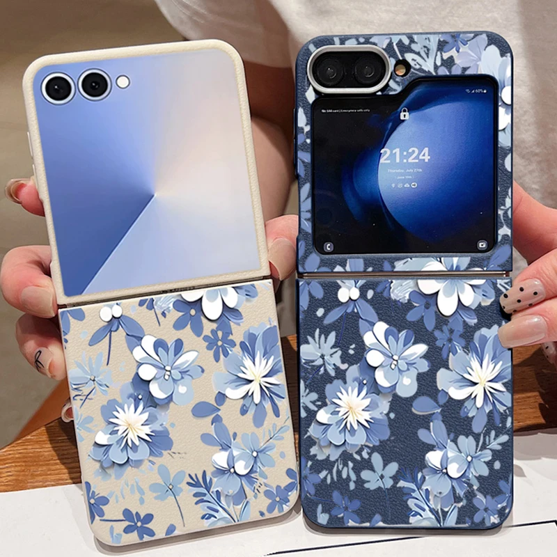 Blue Flowers Printe… - image