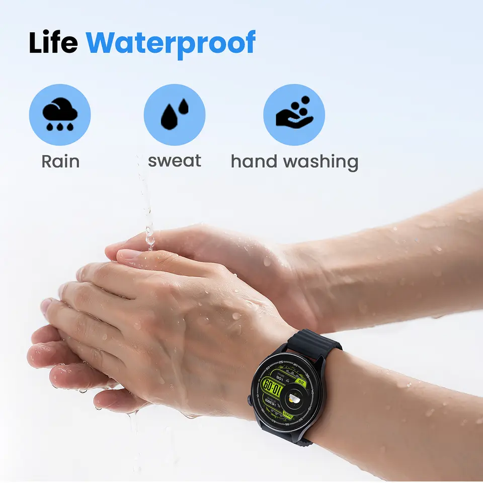 HAYLOU Watch 4S GPS Smartwatch 1.43” HD AMOLED Display 5 Satellite GPS Positioning 120+ Workout Modes Sport Fitness Smart Watch - 5