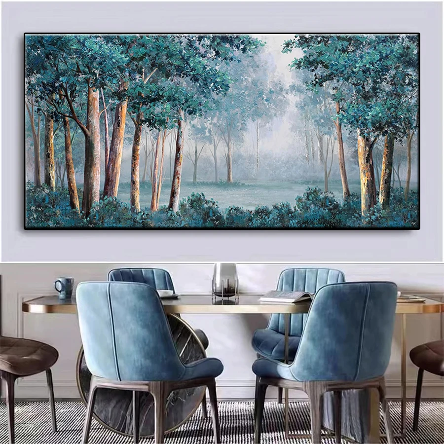 

Diamond Painting Large size Green Forest Landscape Cross Stitch Diamond Mosaic Picture Embroidery crystal Beaded Handicraft