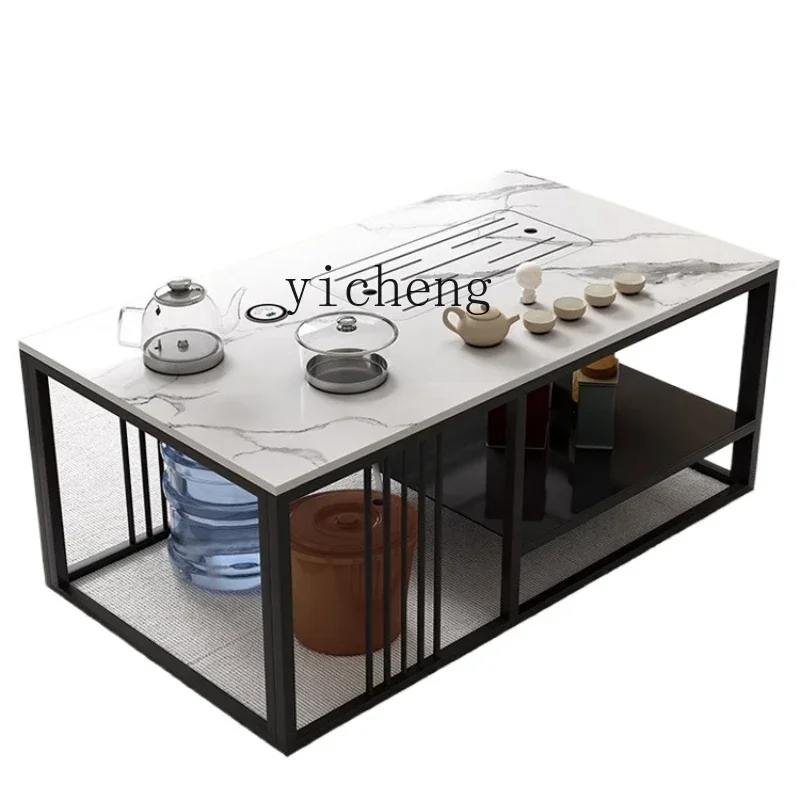 

b2Stone Plate Kung Fu Tea Table Tea Making with Kettle Integrated Small Tea Table
