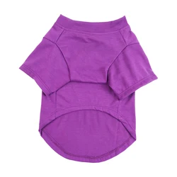 Dog Shirt for Small Dogs Plain T-Shirts Soft Dog Cotton Shirt Puppy Clothes for Spring Summer Breathable Pet Apparel Accessories