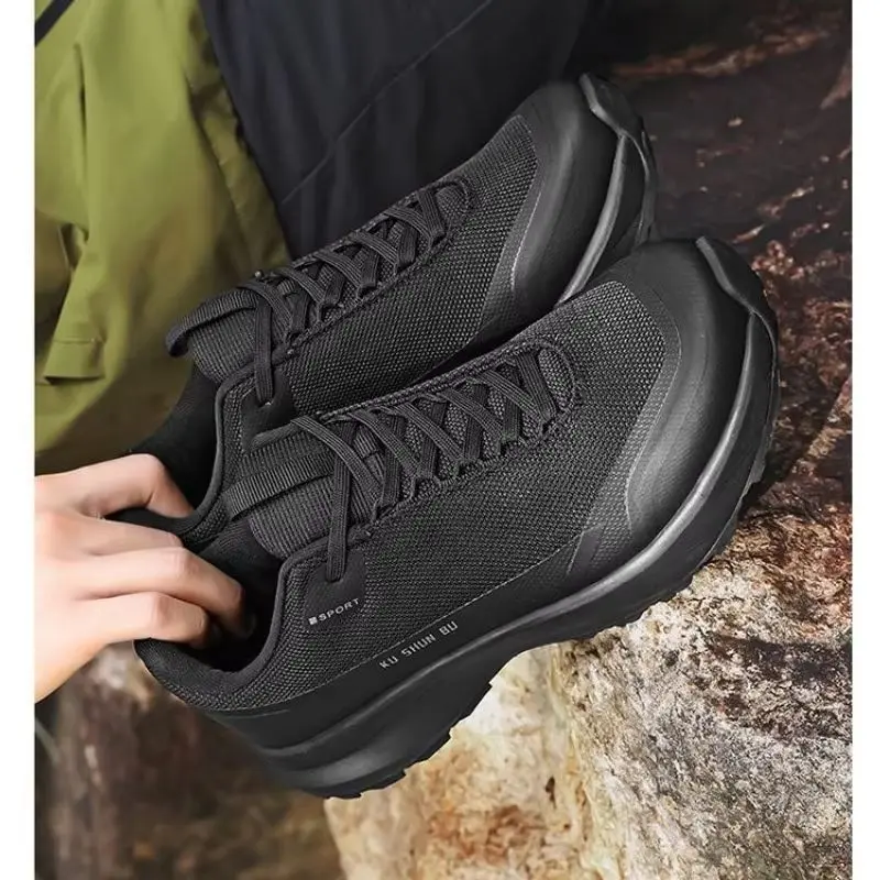 

Классическая брендовая удобная противоскользящая обувь для альпинизма, дизайнерская носимая осенняя трекинговая обувь, уличная походная обувь 39-45