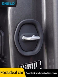 Silicone Car door lock buckle Protection Cover For LEADING IDEAL LiXiang L9 L8 L7 door shock absorber cushion silent accessories