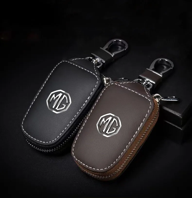 Car Key Cover Case Key Bag Shell Holder Protector Fob for MG GS TF ZR ZS ES HS EZS MG6 MG3 MG4 MG5 MG7 GT 3SW Auto Accessories