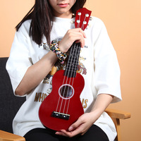 21 Inch Hawaii Ukulele Music Instruments Cavaquinho Mini Small 4 Strings Classic Guitar Ukelele Concert Kids Girl Beginner Uke