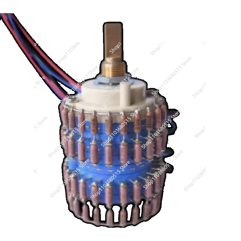 Copper Shaft Potentiometer Dual Channel L-Type Volume Control For Audio Amplifier Home Theater System