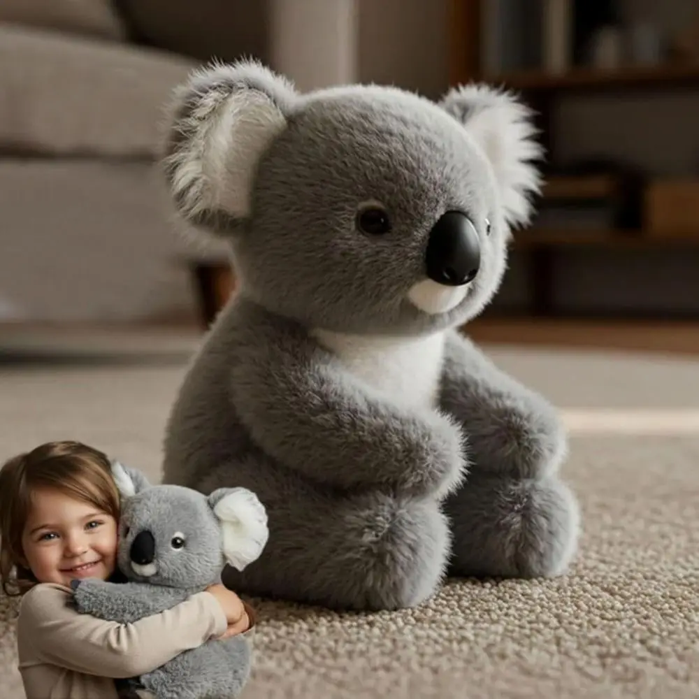 

Koaly Plush Toy Stuffed Animals Plush for Emotional Support Mimics Natural Movements for Realistic Comfort Cuddly Stuffed Mimics