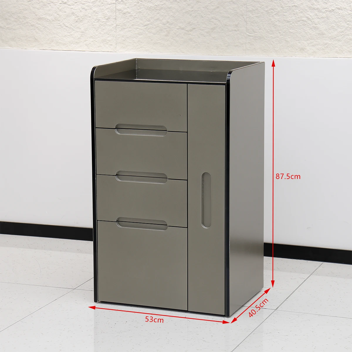 Wooden Beauty Salon Equipment Storage Cabinet for Barber Shop Station Hair Salon Wall Cabinets
