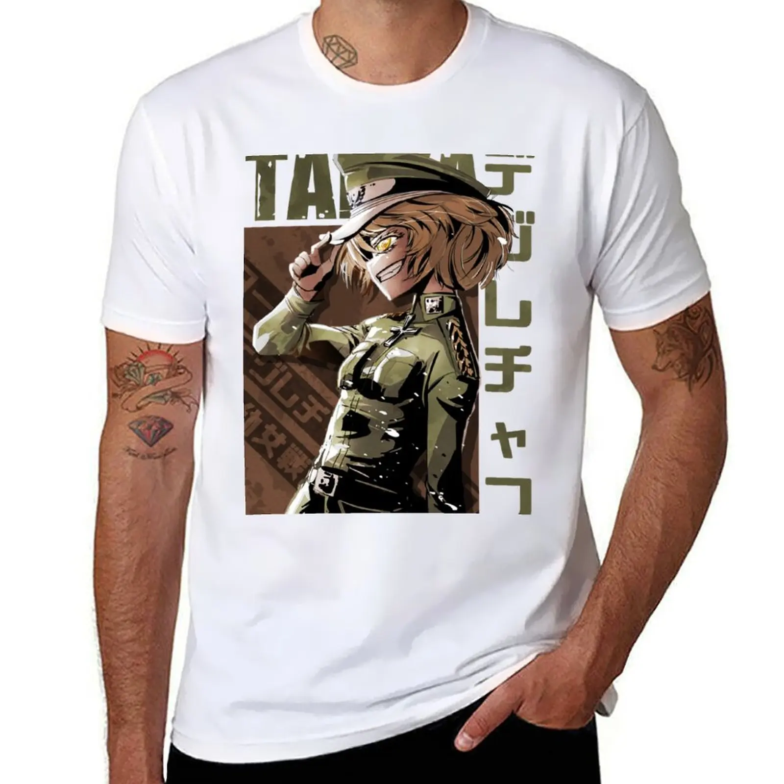 

Youjo Senki - Tanya T-Shirt t shirt man cotton funny t shirts cotton T-Shirt