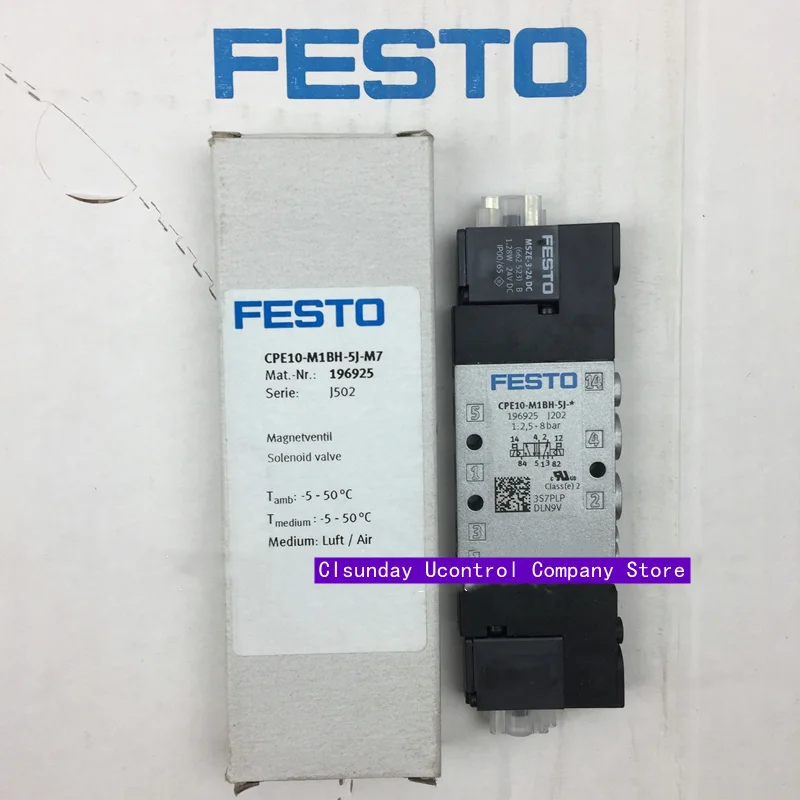 

New Original FESTO solenoid valve CPE10-M1BH-5J-M7 196925 CPE10-M1BH-5JS-M7 196926