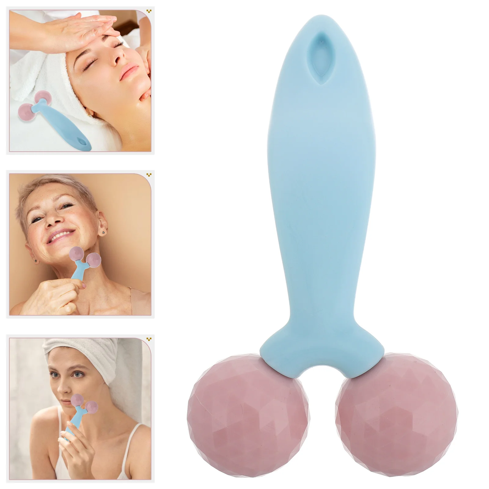

Ручной массажер для лица, роликовый инструмент для лица и глаз, уменьшающий отечность, косметические инструменты, уход за женщинами
