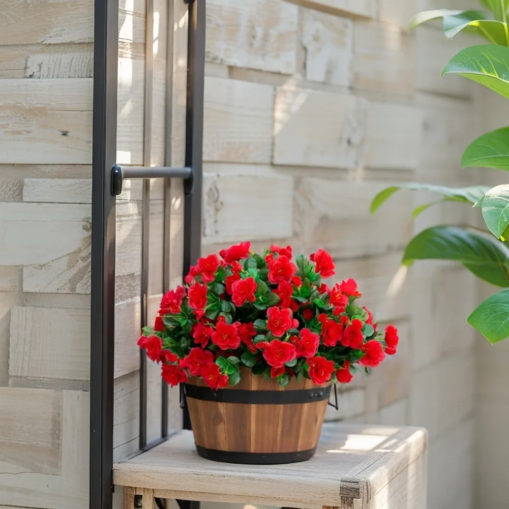 

6pcs Beautiful Red Rose Artificial Silk Flowers bouquet flores Home Party Spring Wedding Holding Flower Decoration