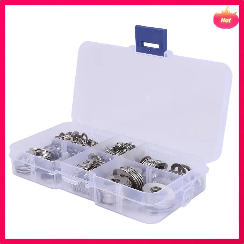 

3300 Pcs M3 M4 M5 M6 M8 M10 Washer Spacers Stainless Steel Flat Washer Plain Gasket Spacers Kit Screw Bolt Fastener