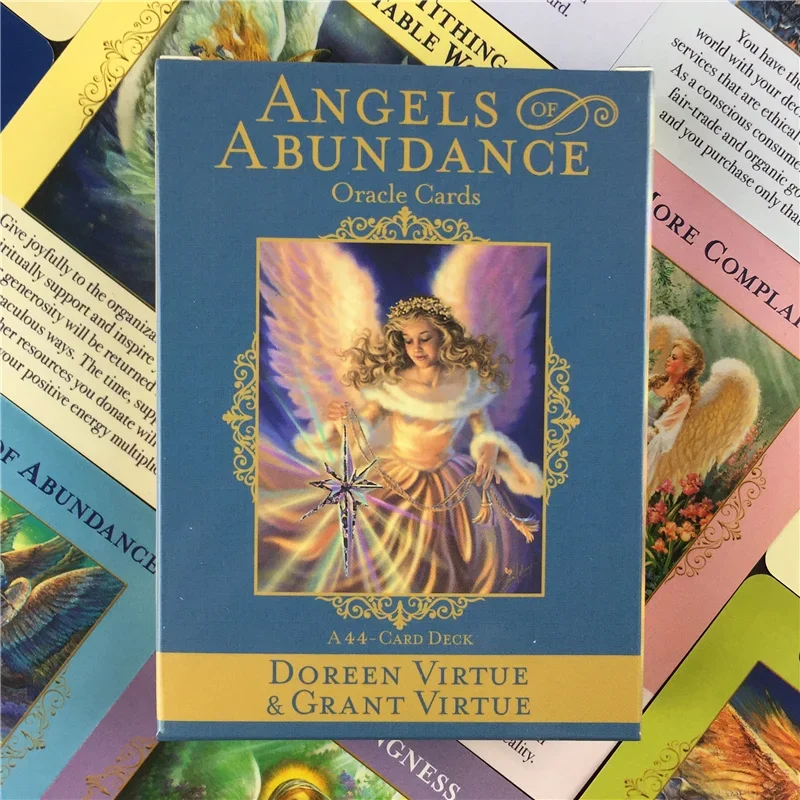 Angels Of Abundance Oracle Cards  Tarot Card With English Guidebook Friend Family Party Toys Board Game Card