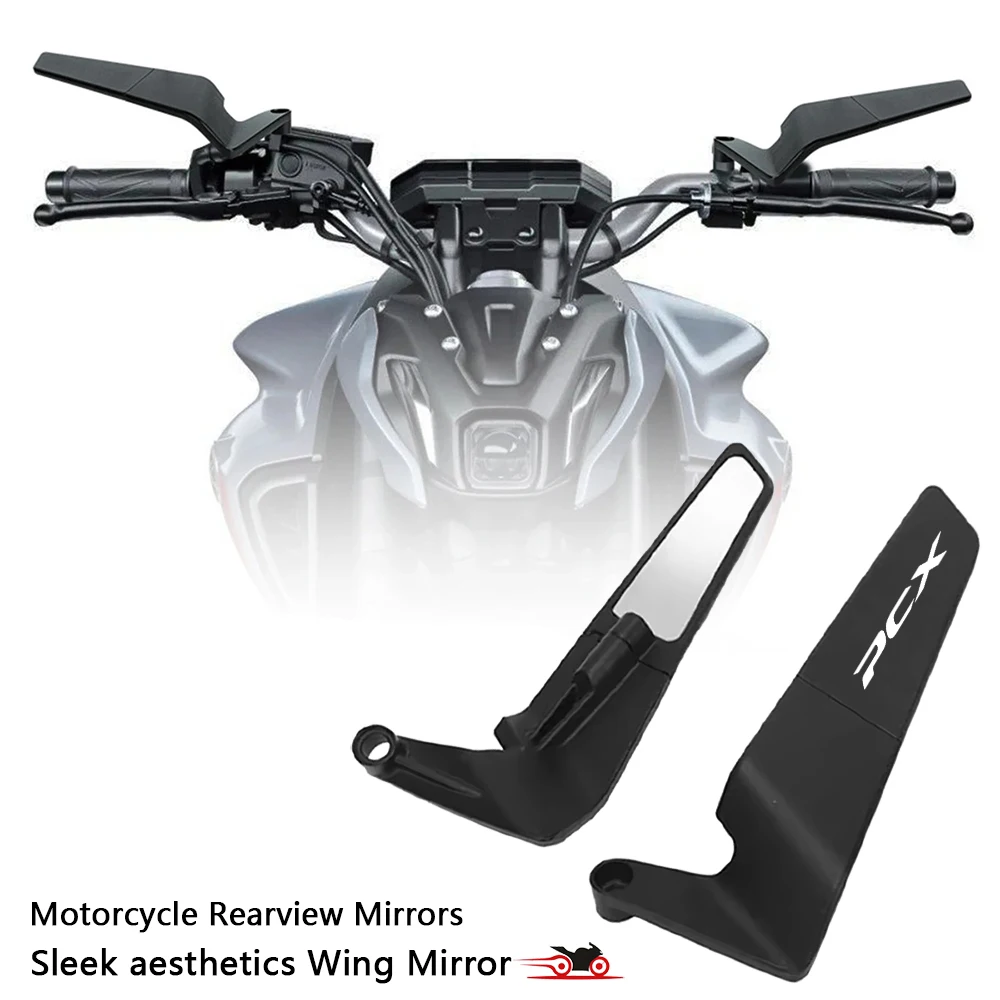 For HONDA ADV150 PCX125 PCX150 PCX160 PCX 160 150 125 Universal Motorcycle Mirror Wind Wing Side Rearview Reversing Mirror