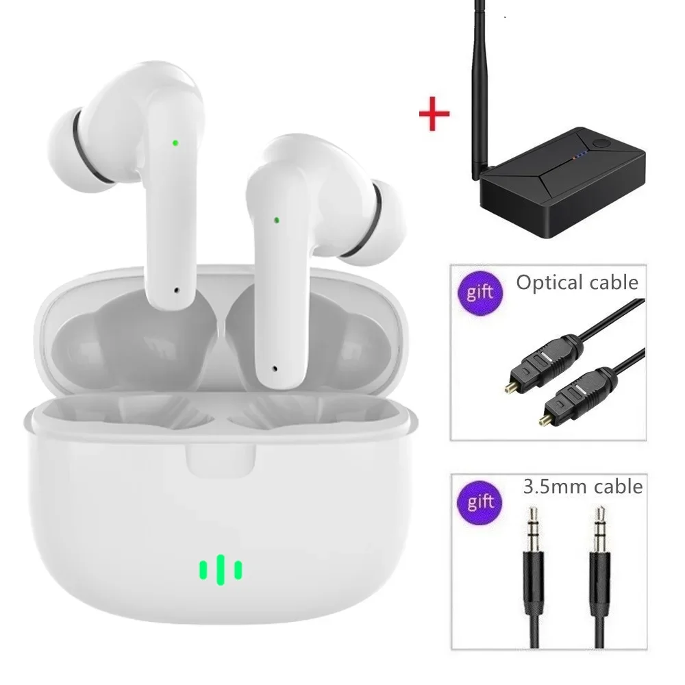 Shoumi سماعة رأس لاسلكية سماعات بلوتوث خوذة هوائي خارجي محول التلفزيون الصوت البصري 3.5 صوت تناظري محوري