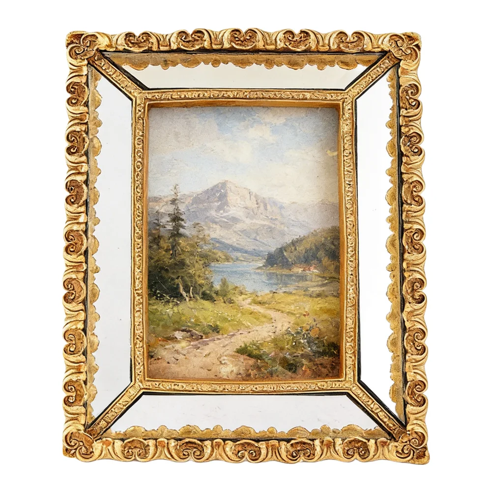 إطار صور من الراتنج الذهبي قطع - مراجعة Resin Art Photo Frame وسعره