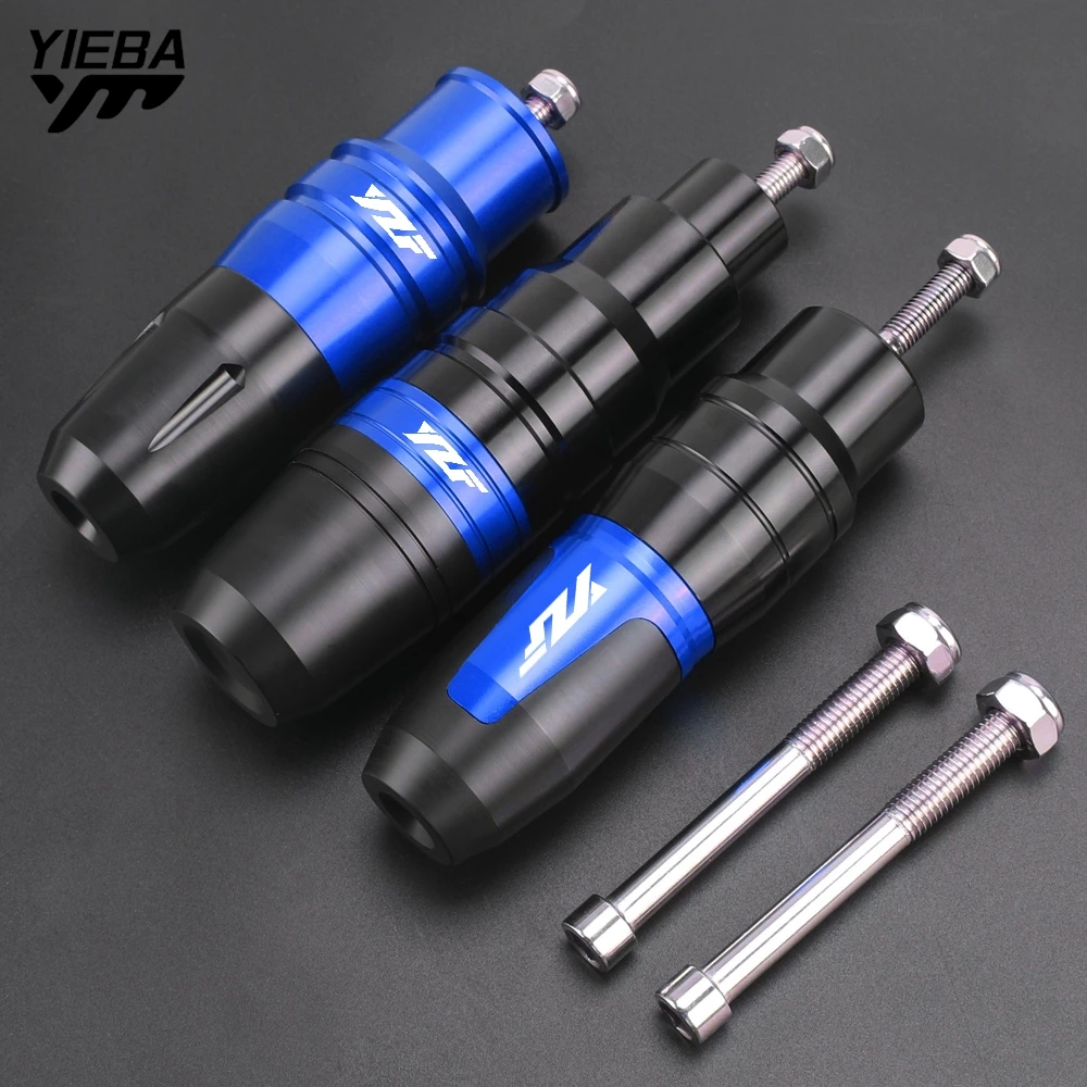 

Motorcycle CNC Aluminum Falling Protection FOR YAMAHA YZF R3 R25 R6 R1 R125 250 2013-2023 Exhaust Slider Crash Falling Protect